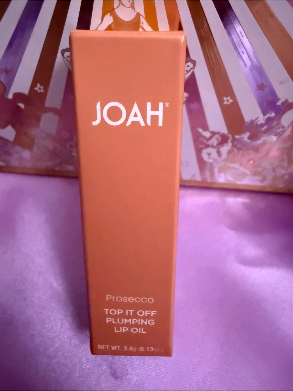 J.O.A. Prosecco Top It Off Plumping Lip Oil - Orange Packaging